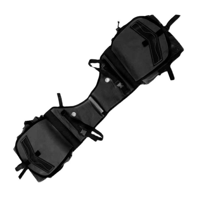 A saddle bag and a saddle pack and a horse bag