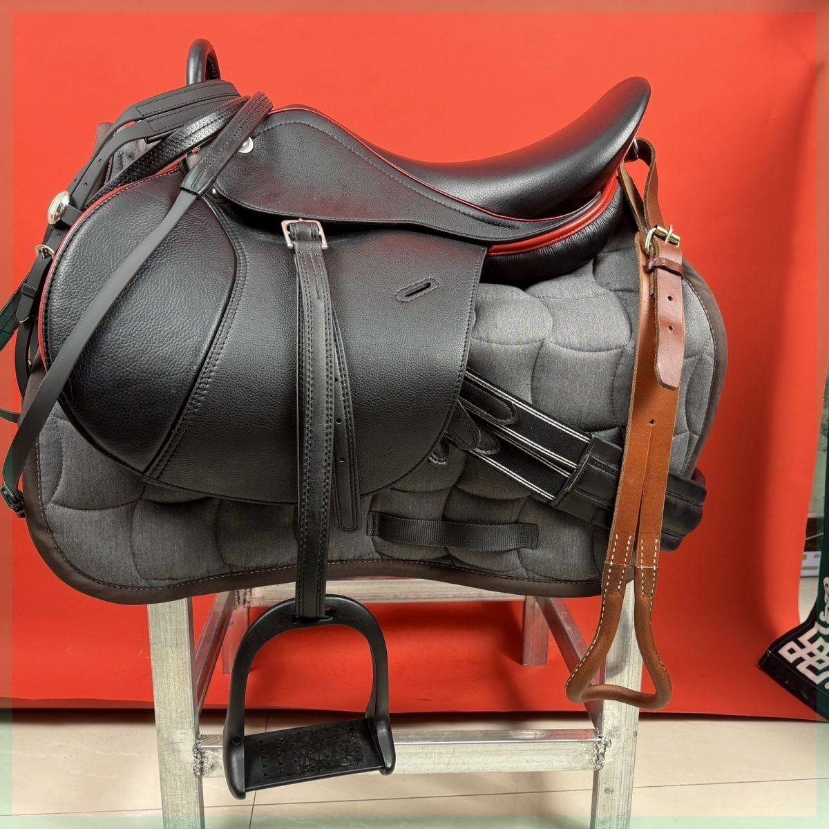 Full of comfortable saddles and horse-backs