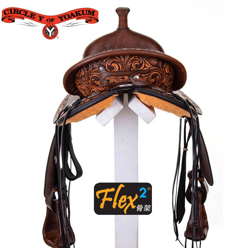 Cowhide carved western saddling denim equestrian Arab leisure riding riding saddle
