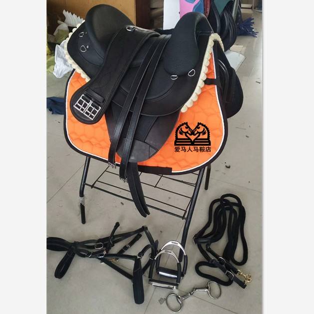 Importing oxen-skin-skin-free saddles, long-distance riding saddles, full of comfortable horse gear