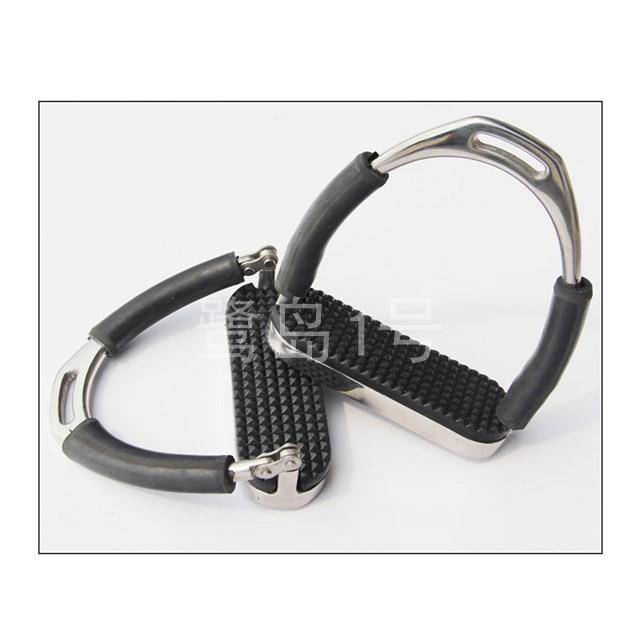 New horse stainless steel anti -slip safety horses and saddle accessories, foot stools, glue equestrian products foot pedal
