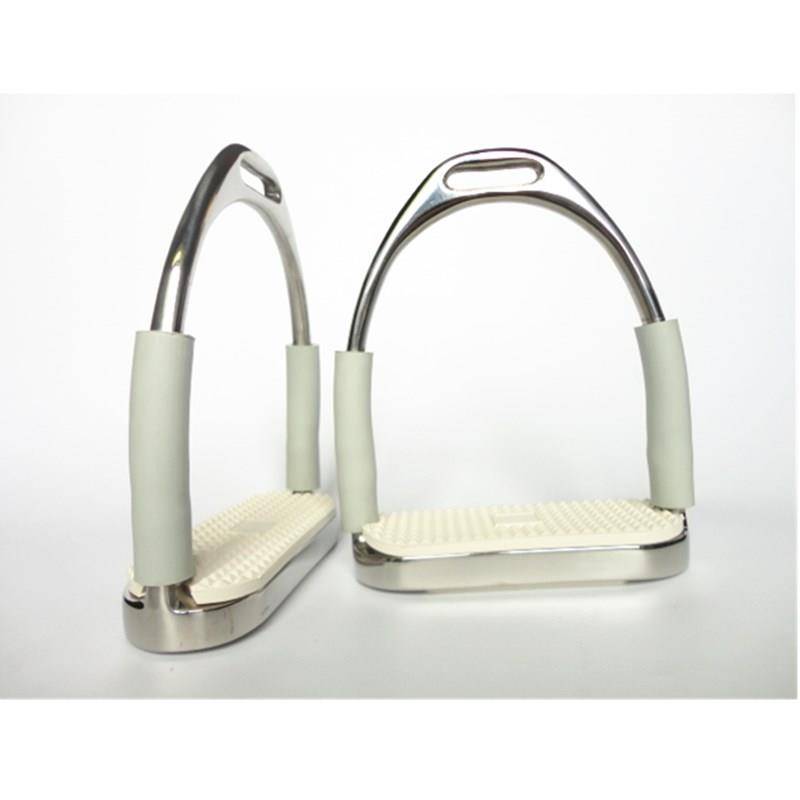 New horse stainless steel anti -slip safety horses and saddle accessories, foot stools, glue equestrian products foot pedal