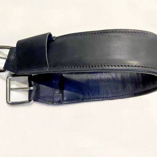 Western saddled cattle pelvis, brown and black