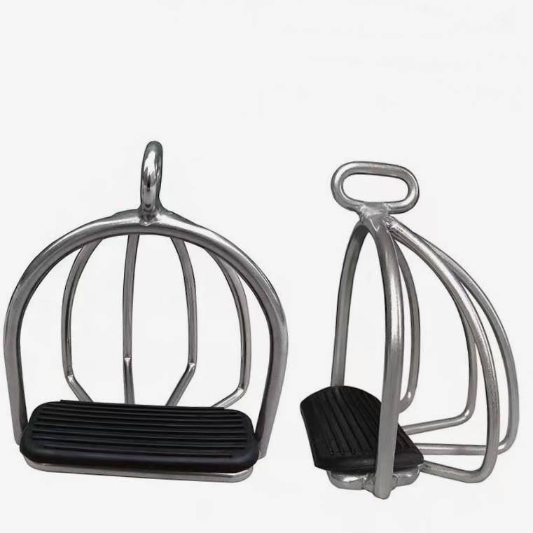 Stainless steel safety horses pierced horse ravioli plus fence foot -poodle horse horses horses horsema full set of elegance equestrian safety foot kick