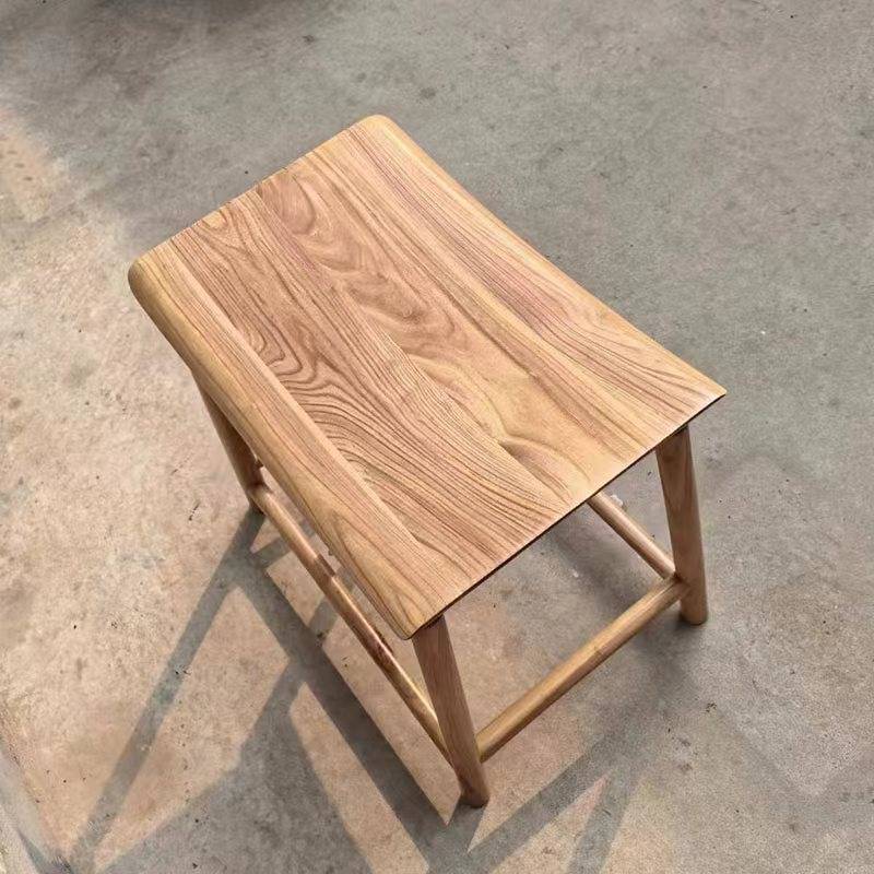 Horse saddle stool in wood (packed mail to home)