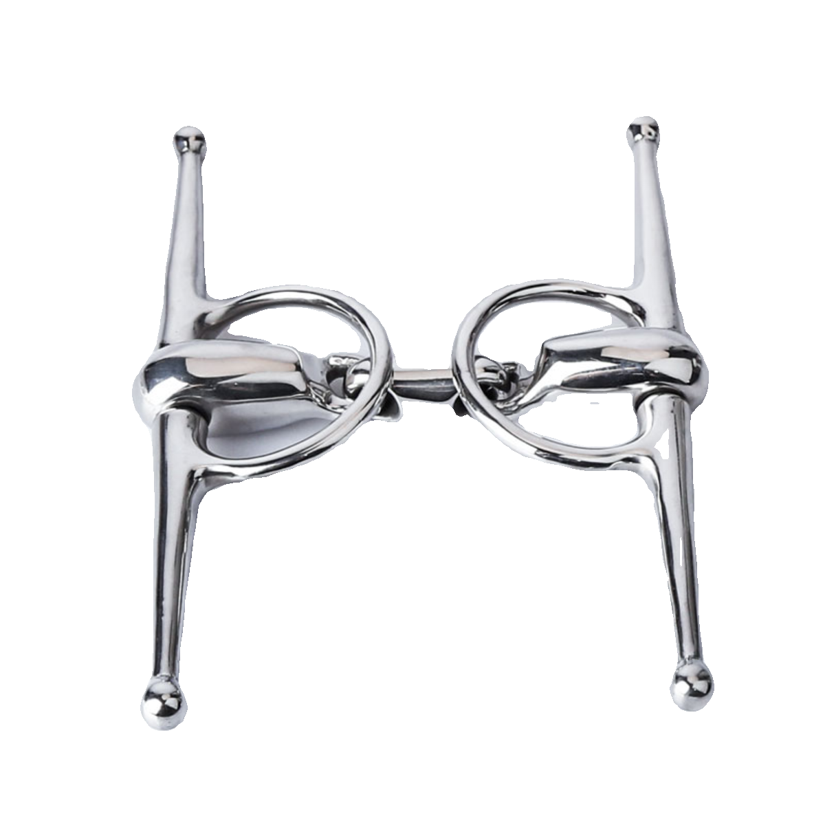 Cavassionh three -section of thick rod rhomicine buckle iron inlet horses chewed equivalent Equestnia horse horses 8209278