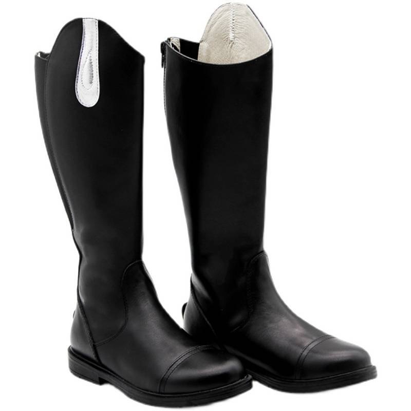 Horse boots, long-skinned, male and female boots, boots and boots, high-barrel equipment