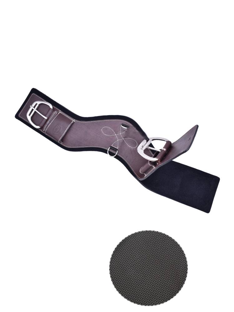 The tummy belt in the west saddle is removed from the tummy foam