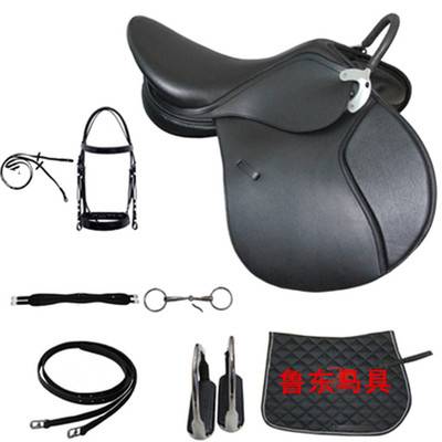 New product 2024 Special offer super fiber comprehensive saddle double belly comprehensive saddle equestrian endurance saddle double twelve special offer