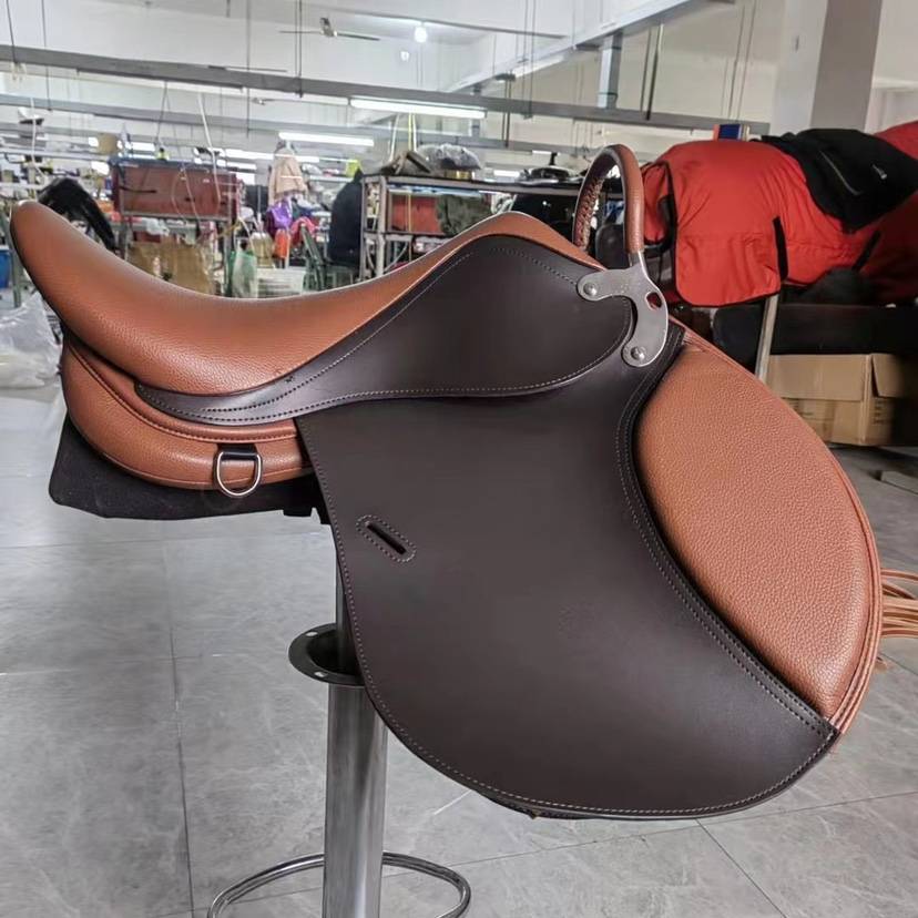 New product 2024 Special offer super fiber comprehensive saddle double belly comprehensive saddle equestrian endurance saddle double twelve special offer
