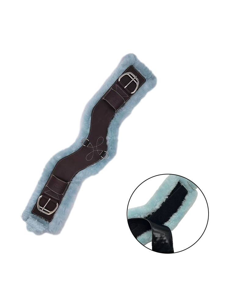 With wool on the back of the western saddle, you can take off the saddle with wool on the belly