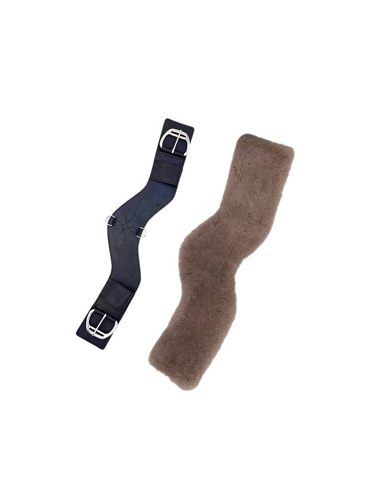 With wool on the back of the western saddle, you can take off the saddle with wool on the belly