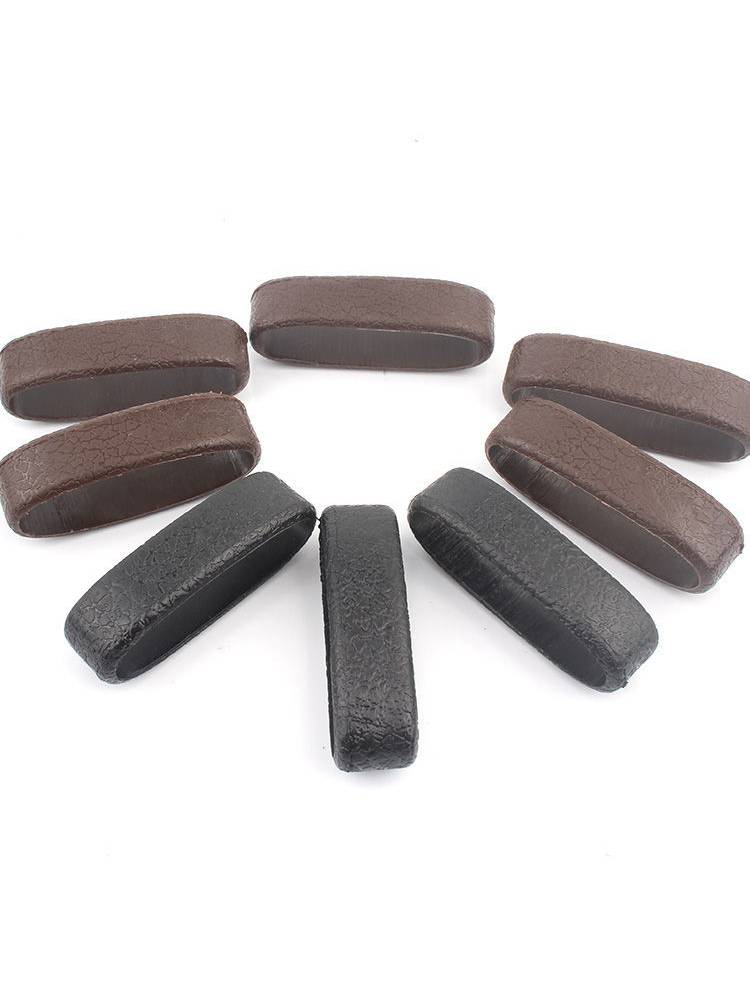 Belt ring belt buckle accessories pants strap universal waist belt sleeve rings ring belt tail fixing ring leather