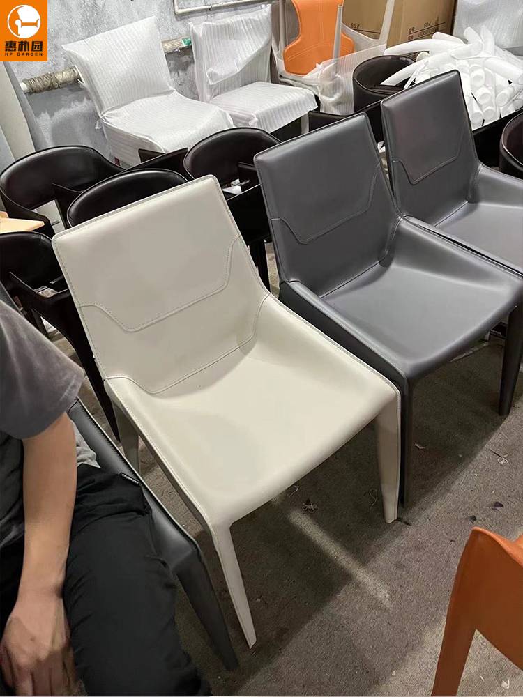 The dining chair is intended to be a very simple, very expensive Nordic saddle chair