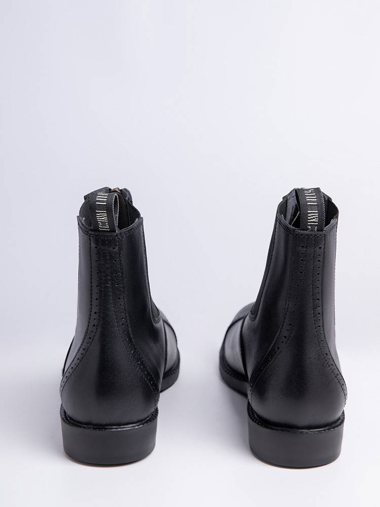 Professional horse boots equestrian boots men's short boots, leather ride ride ride boot