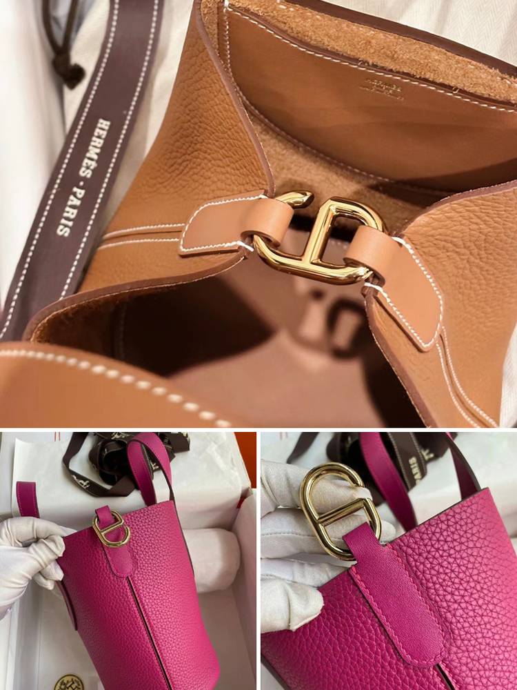 Pig nose bag G -shaped hardware H family bag handmade DIY leather leather accessories zinc alloy material D087