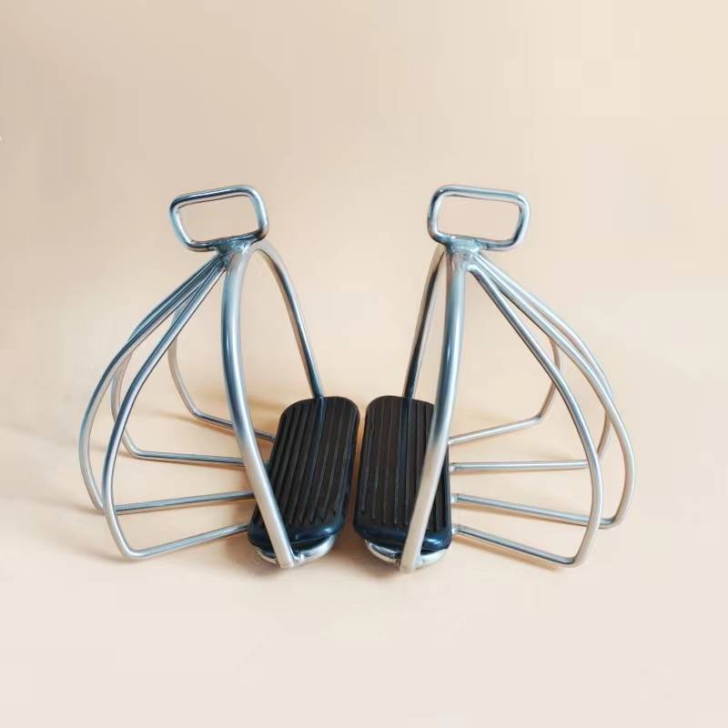 304 Stainless Steel Horse Pour saddle accessories Safety protection set horsepower riding foot pedal equestrian supplies