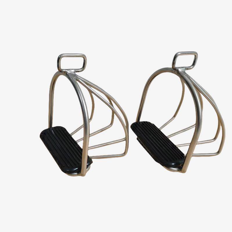 304 Stainless Steel Horse Pour saddle accessories Safety protection set horsepower riding foot pedal equestrian supplies