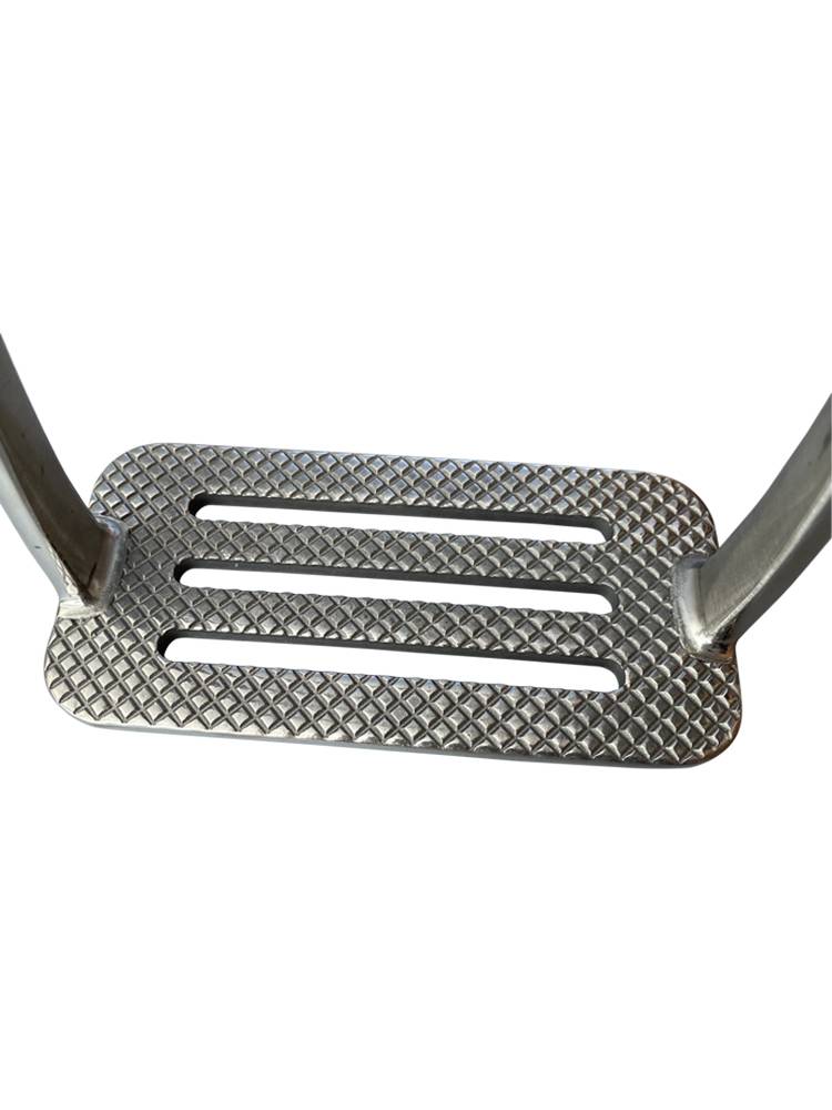 Stainless steel horses horse horses saddle accessories black grilled paint saddle foot stool equestrian supplies horse pedal