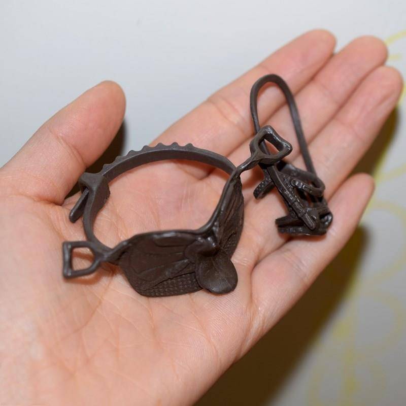 Simulation saddle reins horseshlot horses horses riding products horse road aid plastic model toys