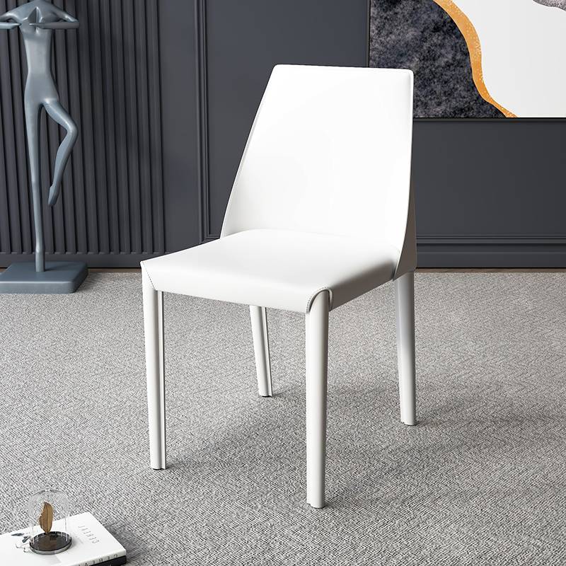 White high-end saddle chair