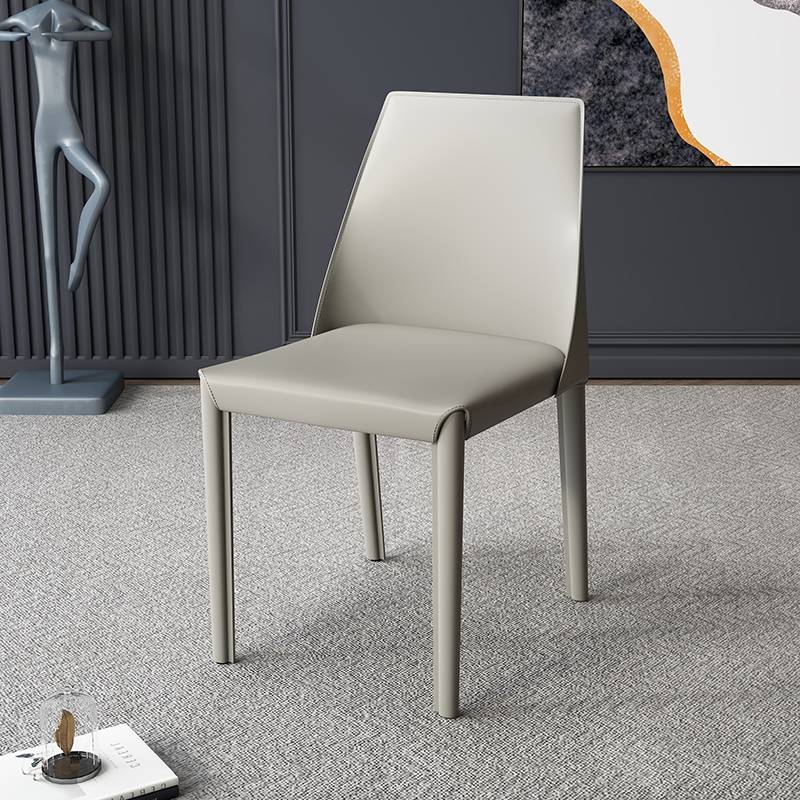 Light gray high-end saddle chair