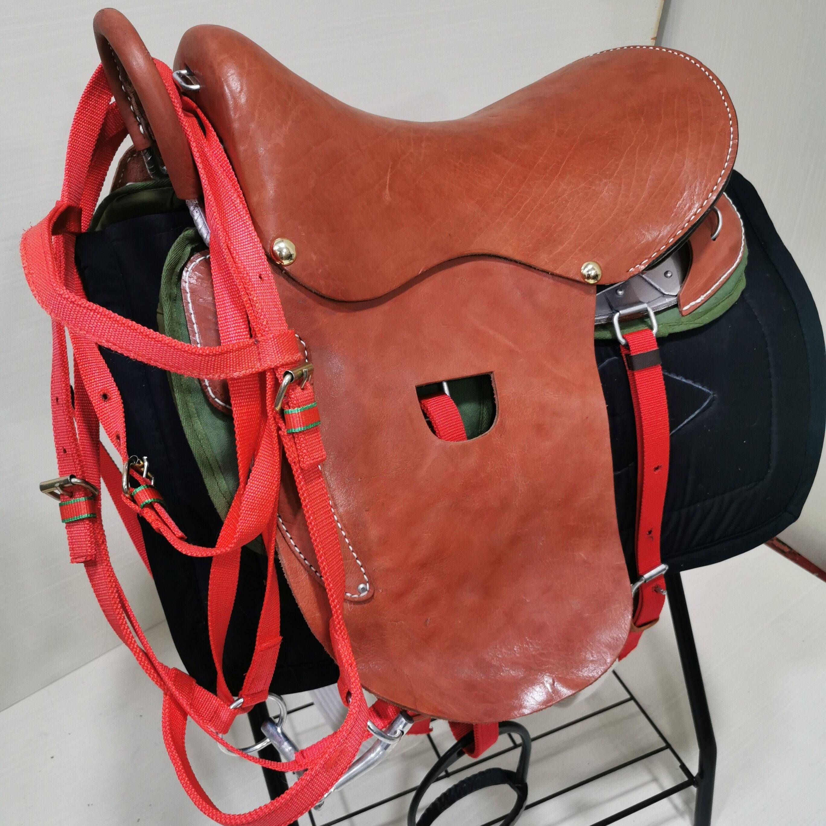 Red Pure Bullskin Rider with Red Line