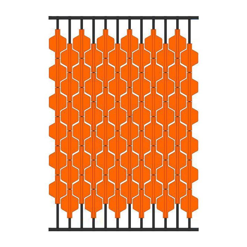 Customized saddle leather screen modern minimalist leather hotel KTV sales office living room decoration art partition