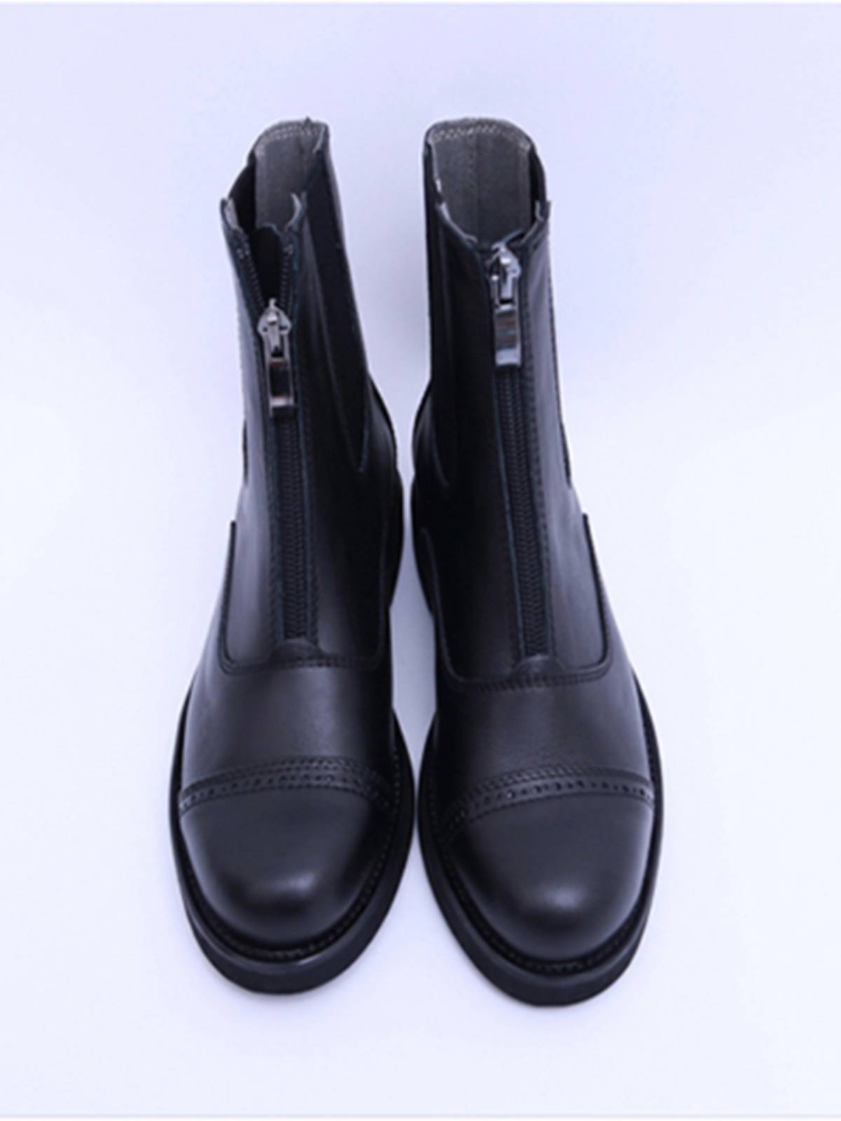 Adult Children's Cow Pacific Riding Boots Equestrian Horse Boot Riding Short Boots Outdoor Training Knight Horse Shoes Horse Riding Equipment