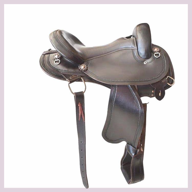 All -leather imported western endurance saddle saddling full set of cycling saddle BillyCook saddle horse artwork products