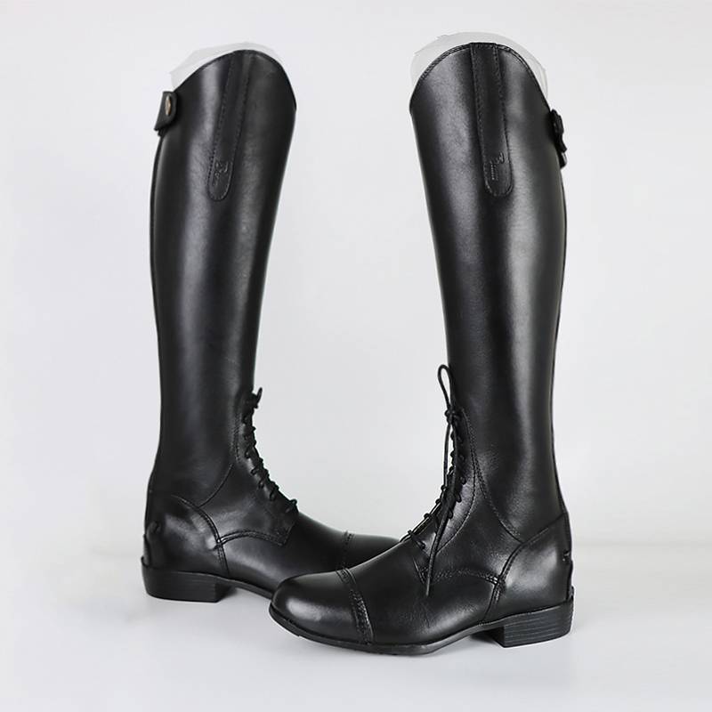 Professional custom equestrian boot boots boots, cowhide boots barriers, eight -foot dragon horses, men's and women's horse riding costumes