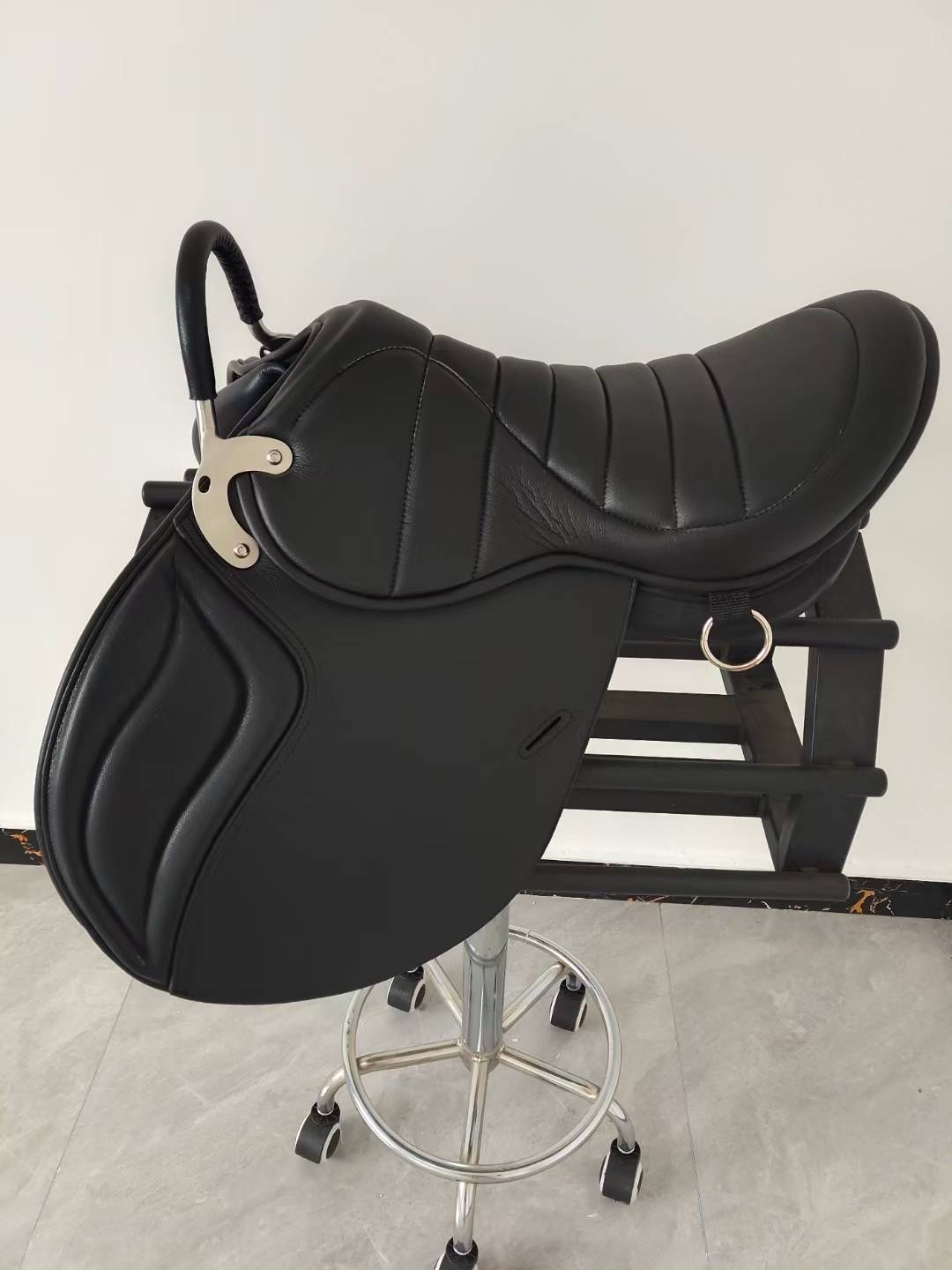 New British comprehensive saddle double belly belly saddling saddle -sized short saddle horse field coach equestrian special saddle