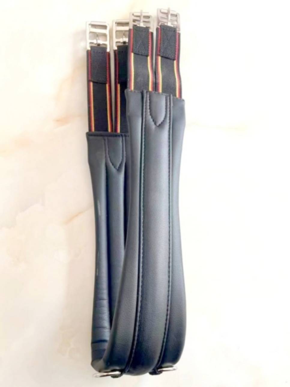 British comprehensive saddle super fibrous leather belly belly belly belly thickened anti -grinding belly belly -burn -fired equestrian horsema products saddle accessories