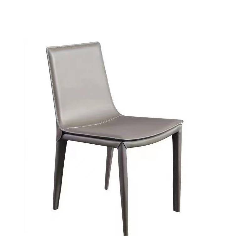 The saddle-skin-seat home with a modern, simple Nordic, light luxurious chair