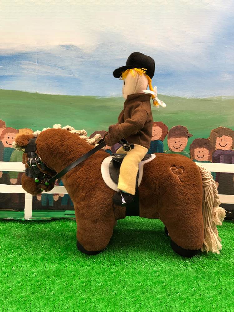 Crafty Ponies Doll Equestnically and Saddle British Design Equestrian Teaching Tools