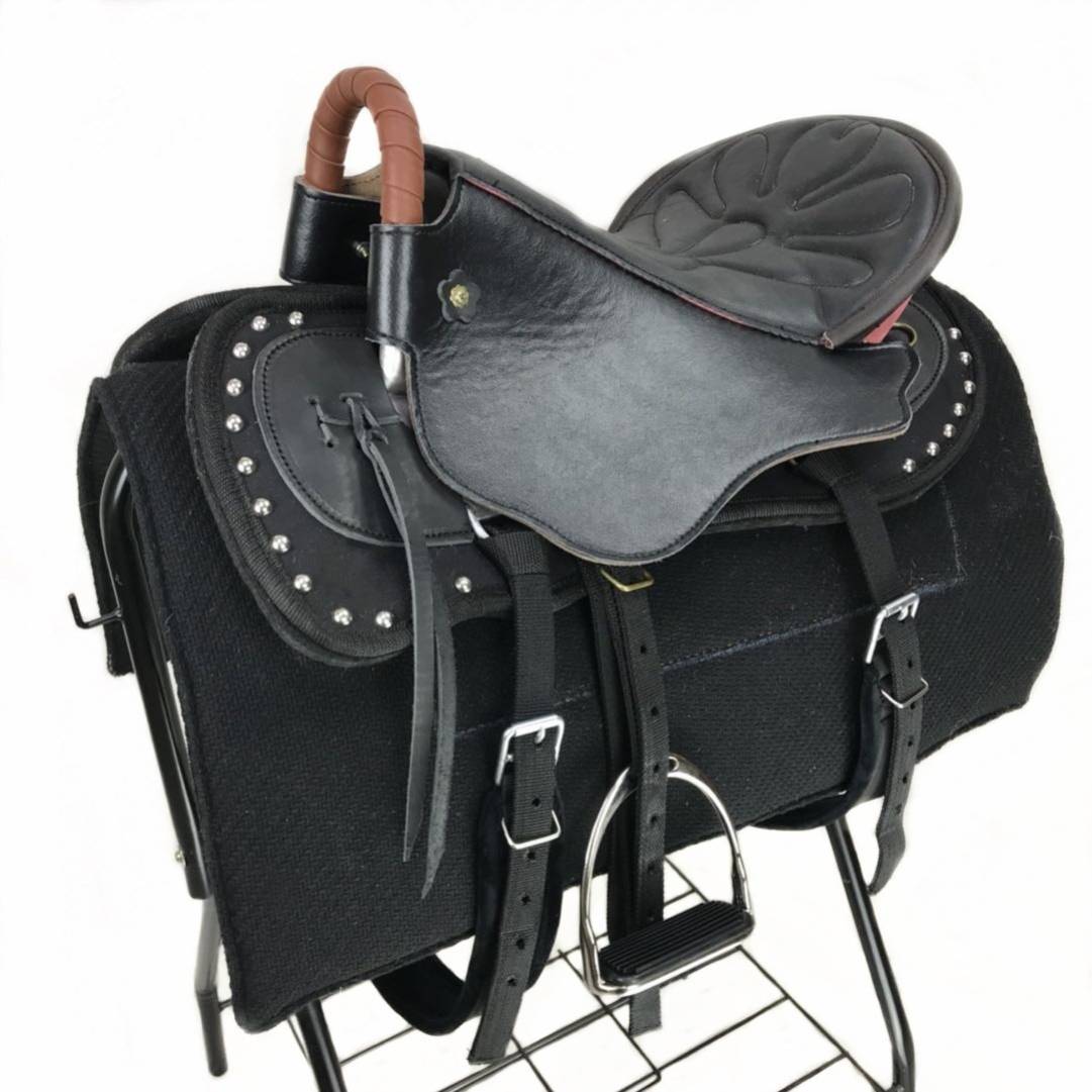 Black saddle + full-wire fittings