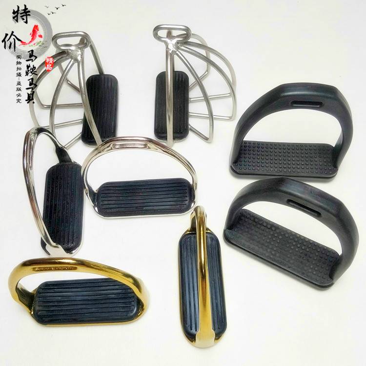 Horses with saddle fittings and horseback safe and smooth plating and plastic horse turrets
