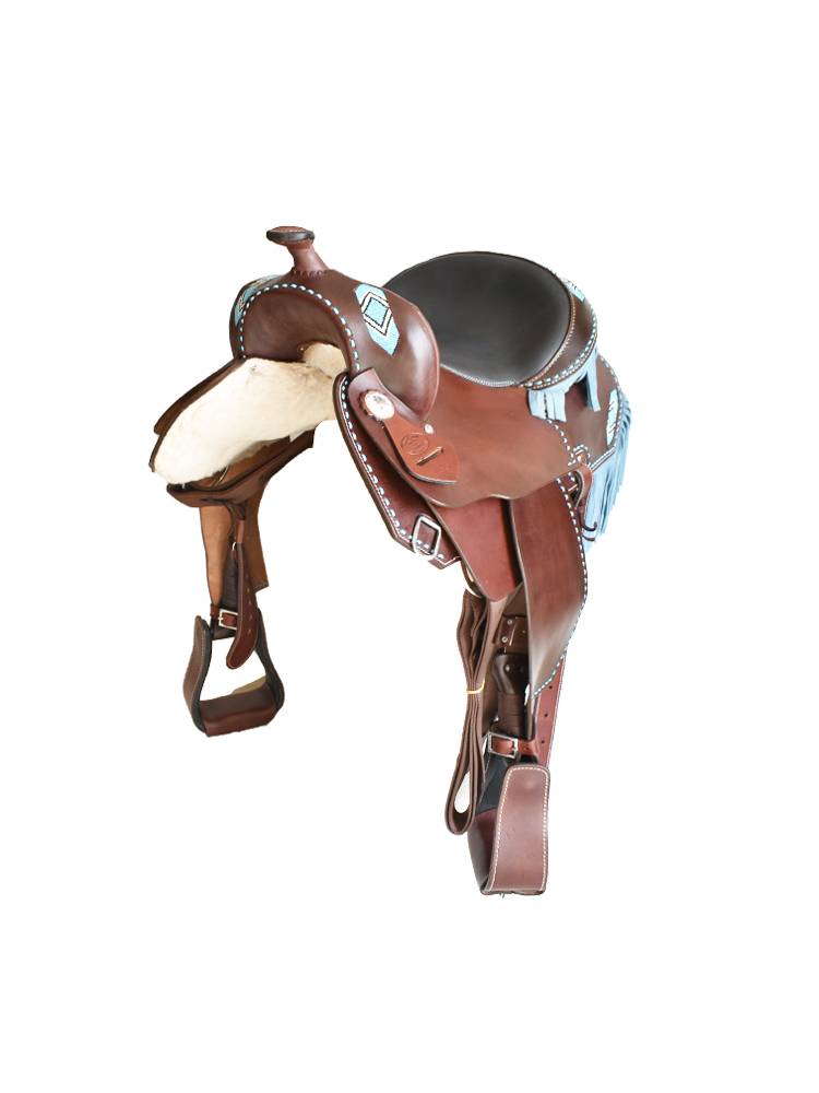 Billy Cook all -western Sadouli Supima Sada Blue Pink Twisted Masao Soft seat Narrow Saddle