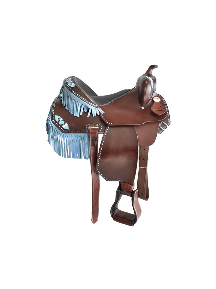 Billy Cook all -western Sadouli Supima Sada Blue Pink Twisted Masao Soft seat Narrow Saddle