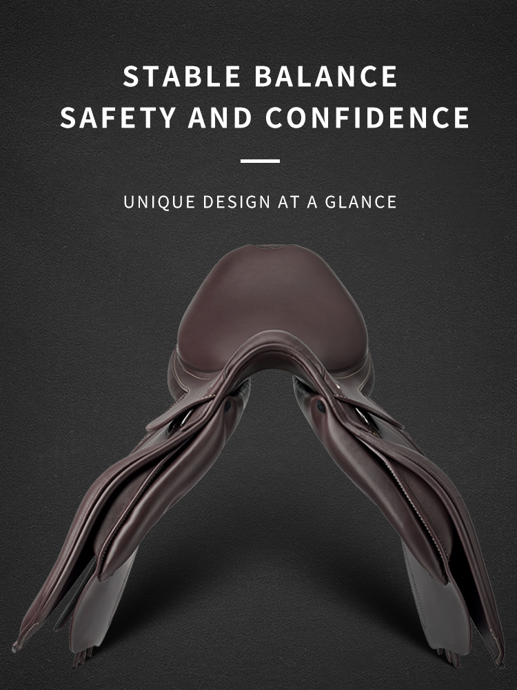 Prestige obstacle saddle Versailles Equestrian competition training disorders racing saddle cowhide disorder