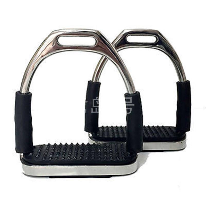 New horse stainless steel anti -slip safety horses and saddle accessories, foot stools, glue equestrian products foot pedal