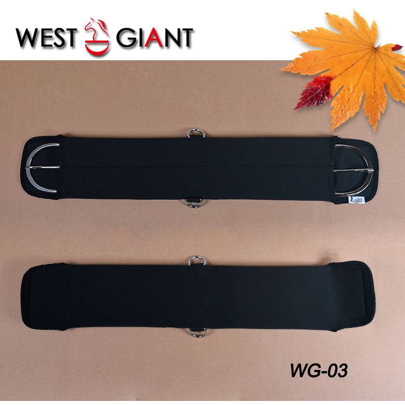 Thick diving cotton cotton Western equestrian pre -belly belly western saddle belly, soft, comfortable sweat absorption western giant horses