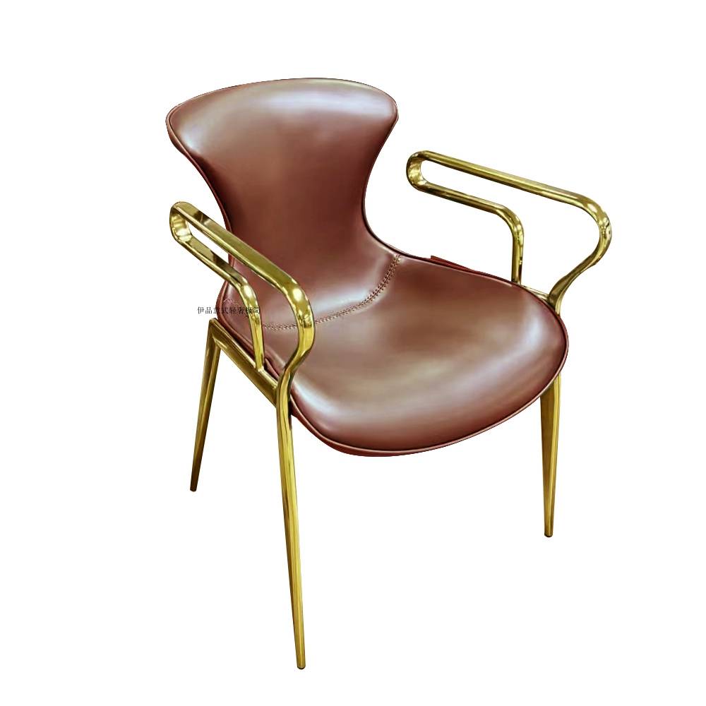 Brown saddle with titanium legs