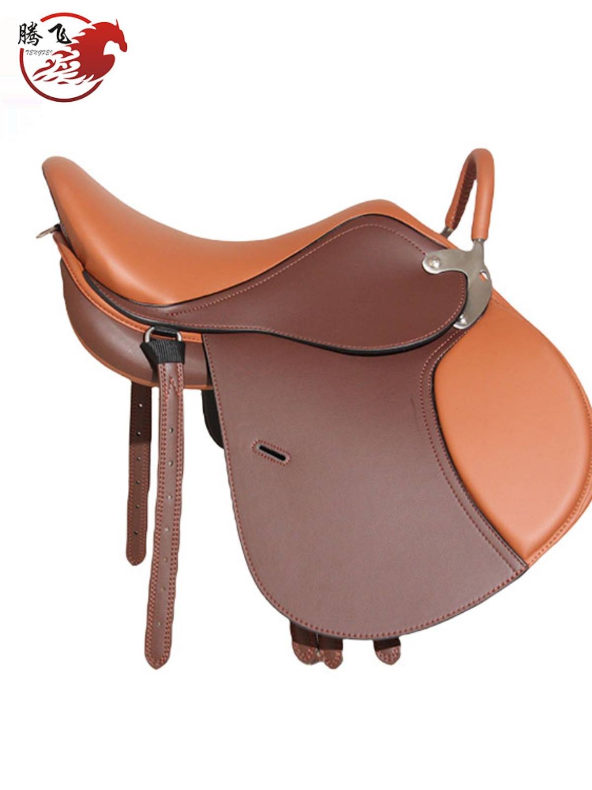 Children's full set of comprehensive saddlezi small saddling saddle and short saddles set BMW Teaching handrail English -style saddle