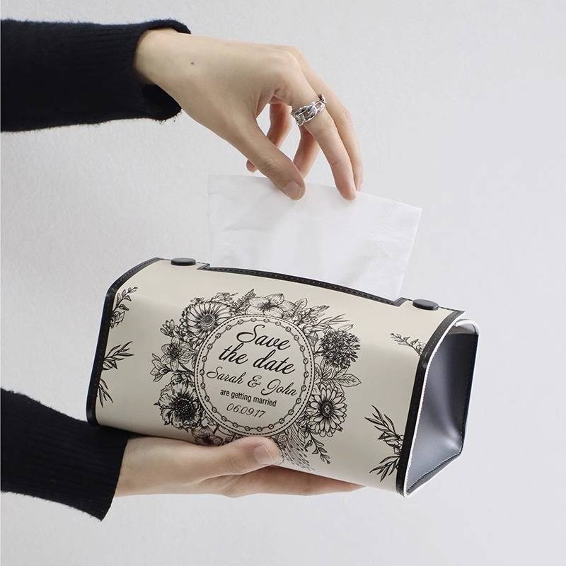 the saddle-covered paper towel box is retrograde