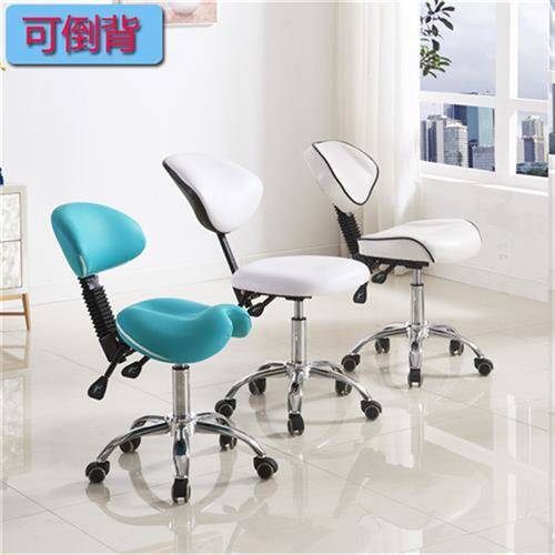 The saddle chair, the bench mechanic's chair rotated by the back master's chair, the nurse's chair, the beauty chair, the dental chair