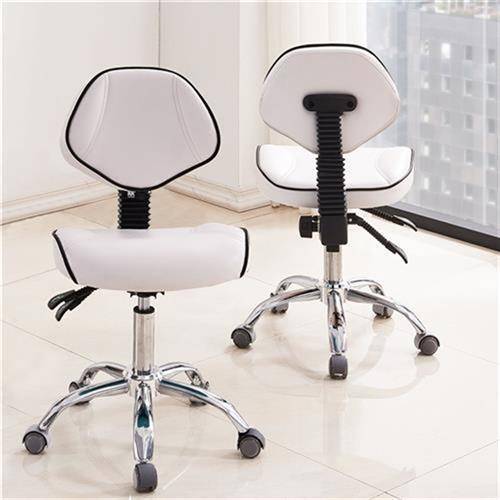 The saddle chair, the bench mechanic's chair rotated by the back master's chair, the nurse's chair, the beauty chair, the dental chair