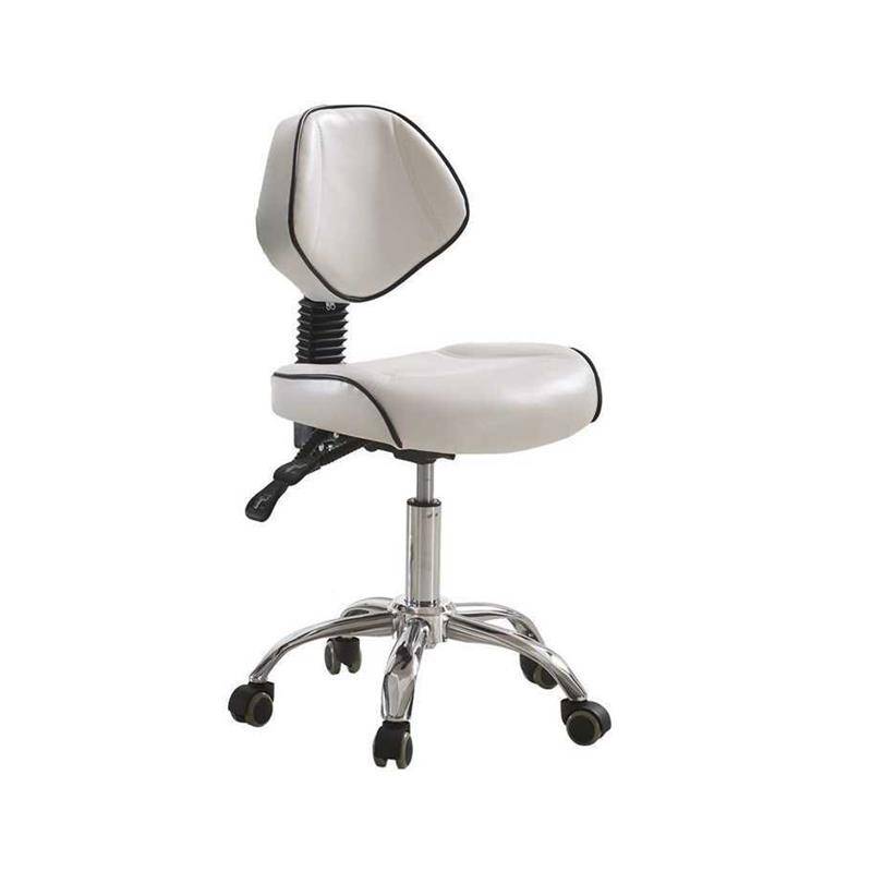 The saddle chair, the bench mechanic's chair rotated by the back master's chair, the nurse's chair, the beauty chair, the dental chair