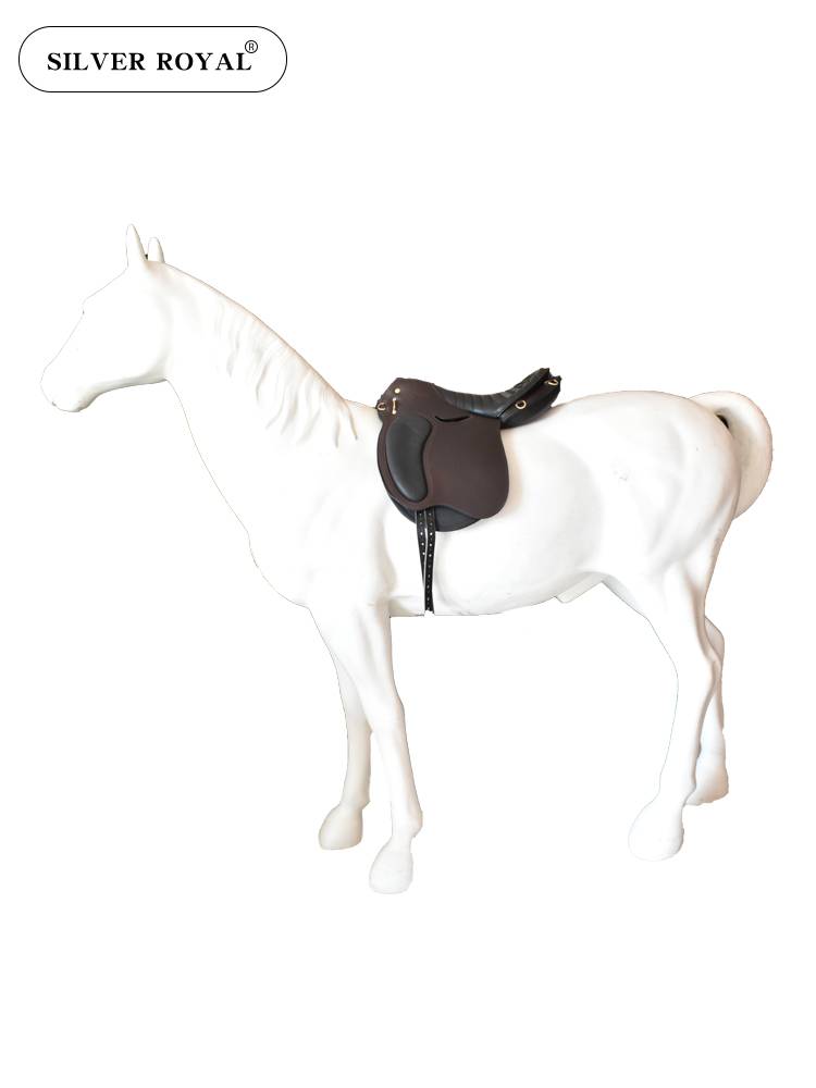Silver ROYAL all -leather endurance saddle wave pattern comfortable seat skin saddle saddle