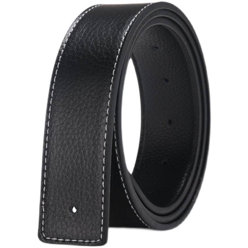 Emisache Paul flagship official website genuine H buckle leather belt male leather headless leather with the head without taking the lead to smooth the letters